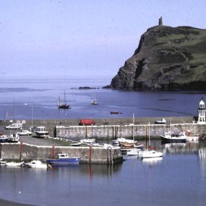 A view of the harbour at Port Erin