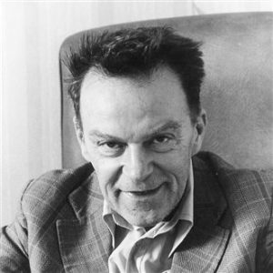 black and white portrait of Ivan Blatny