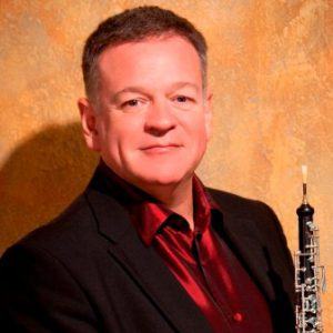 Nicholas Daniel with his oboe